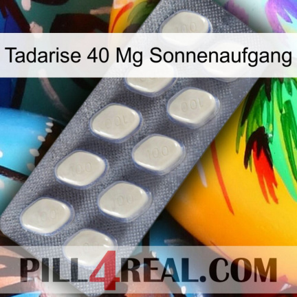 Tadarise 40 Mg Sunrise 08